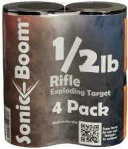 1/2 Pound Exploding Rifle Target 4 Pack